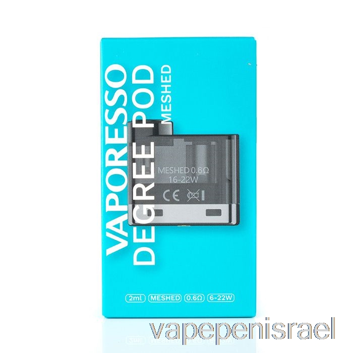 תרמילים להחלפה חד פעמיים Vape Israel Vaporesso Degree תרמילים 0.6ohm מרושתים